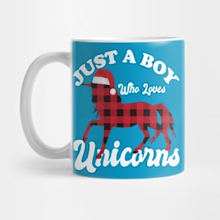 Just A Boy Who Loves Unicorns Mug